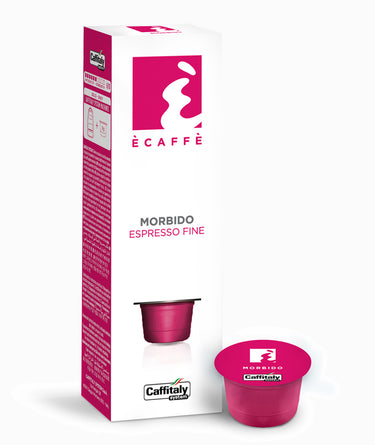 Caffitaly Ecaffe Fine MORBIDO Coffee - Pack of 10